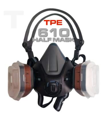 Masque à cartouche professionnel peinture auto modèle 610