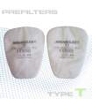 Pré-filtre P3 pour masque respiratoire professionnel pour peinture automobile