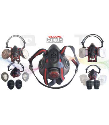 Support pré-filtre masque respiratoire carrosserie pro – lot de 2