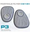 Filtre à particules P3 professionnel pour masque respiratoire peinture et ponçage