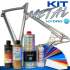 Kit complet de peinture effet métallisé ou nacré pour vélo – 37 Couleurs au choix