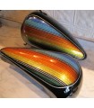 Kit peinture Metal Flakes pailletée moto Candy