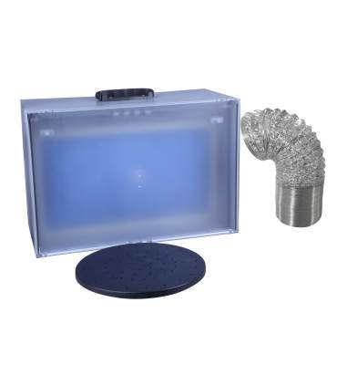 MINI-CABINE DE PEINTURE A PLATEAU TOURNANT