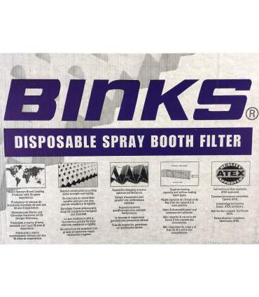 Filtres pour cabines de peinture