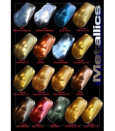 Peintures métallisées 5L