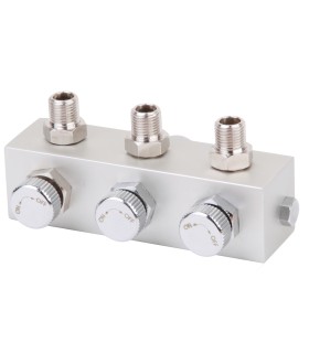 Répartisseur triple - Triple switch pneumatique pour aérographe