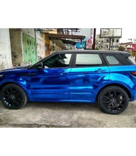 Covering Bleu Chrome qualité premium OEM automobile- rouleau 1.52m x 18m