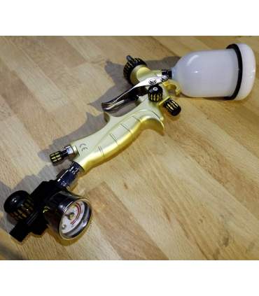 Mini pistolet SAT HVLP Premium Gold 0.8mm