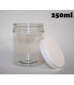 Pots plastiques de 100ml à 1 Litre avec couvercle