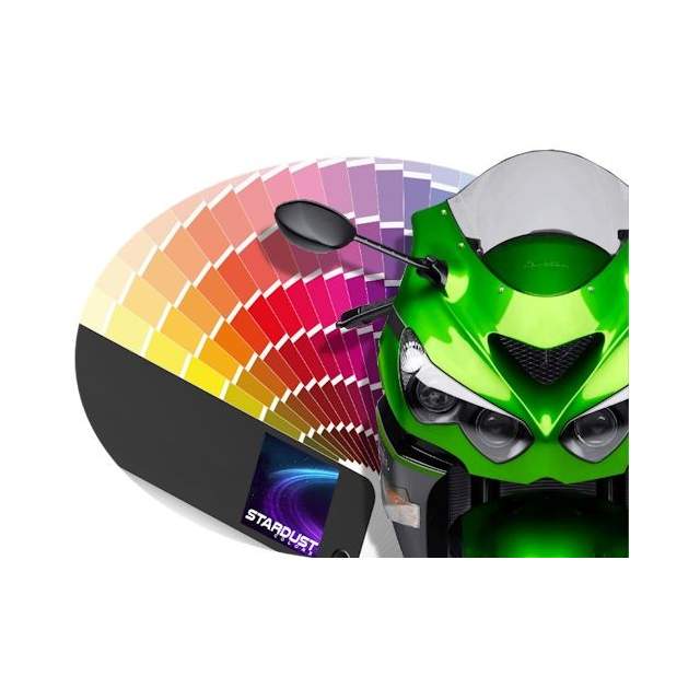 Peinture moto Kawasaki Code couleur Kawasaki en aérosol et en pot