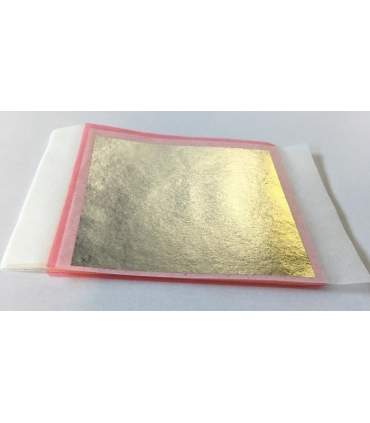 Feuilles d'or pour dorure 22ct 12ct et imitation