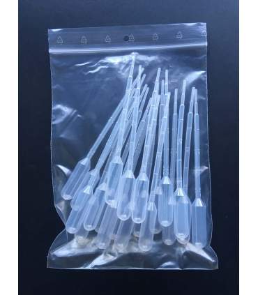 Pipettes de remplissage graduées 1ml par 20