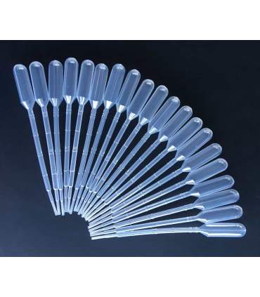 Pipettes de remplissage graduées 1ml par 20