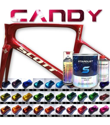 Kit complet de peinture Candy pour vélo