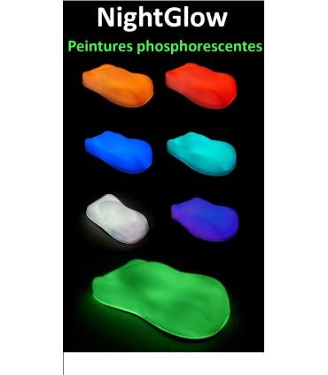 Kit complet de peinture phosphorescente pour vélo