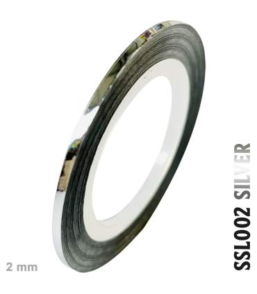 filet adhésif de striping chrome et holographique rouleau de 2mm x 20 m