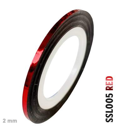 filet adhésif de striping chrome et holographique rouleau de 2mm x 20 m