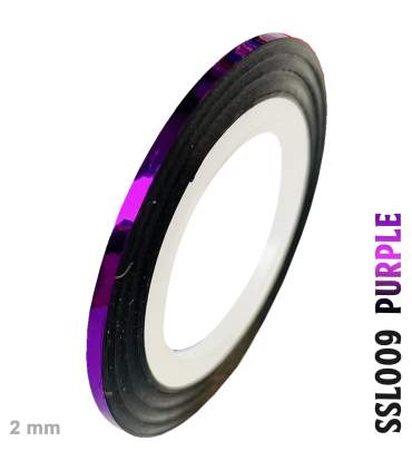 filet adhésif de striping chrome et holographique rouleau de 2mm x 20 m