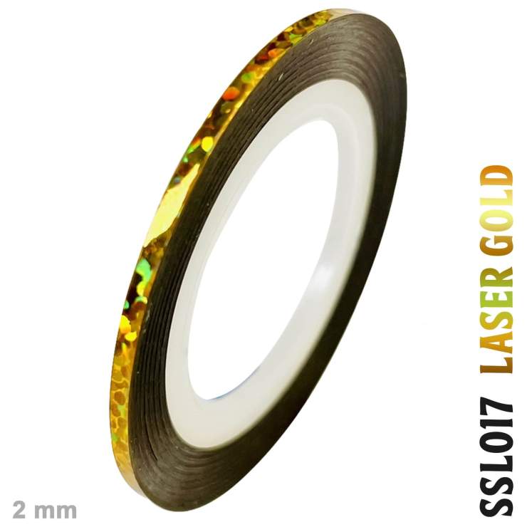 filets de striping adhésives chromées et holographiques