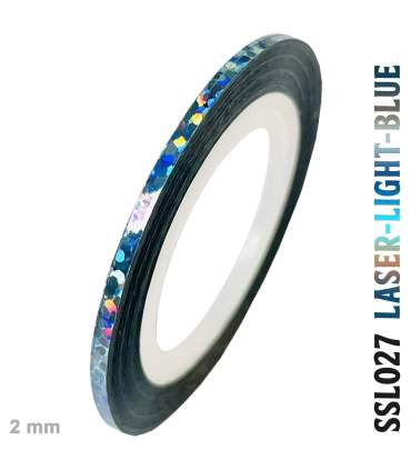 filet adhésif de striping chrome et holographique rouleau de 2mm x 20 m