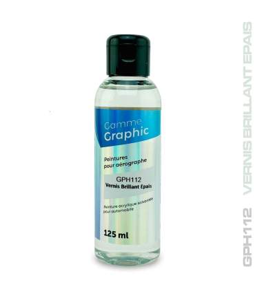 vernis pour aérographe solvanté 1C GRAPHIC – 3 types