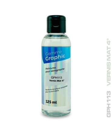 vernis pour aérographe solvanté 1C GRAPHIC – 3 types