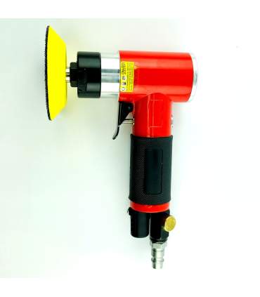 Mini polisseuse pneumatique 75 mm avec plateau et mousses