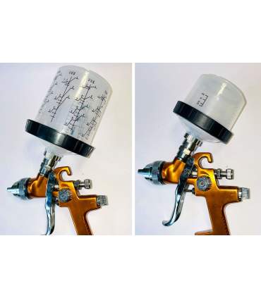 kit de 50 godets jetables pour pistolets en 200ml ou 600ml