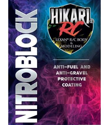 Protection anti carburant et anti gravillon HIKARI pour radiomodélisme