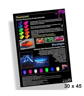 Poster 30x45cm Peintures fluorescentes