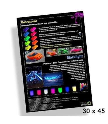 Poster 30x45cm Peintures fluorescentes