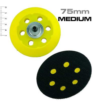 mini-plateaux de ponçage auto agrippant Velcro 50, 75 et 150 mm