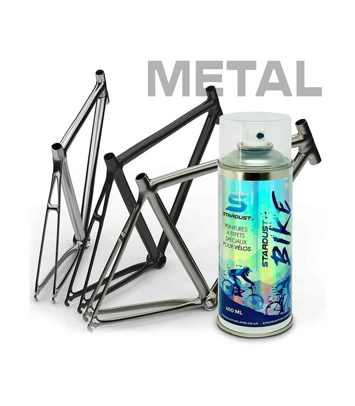 Spray bike pewter silver cheap