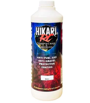 Protection anti carburant et anti gravillon HIKARI pour radiomodélisme