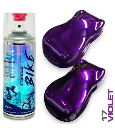 Peinture Candy pour vélo en aérosol – 23 teintes Stardust Bike