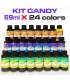 Ensemble de 24 colorants Concentrés Candy en 69ml