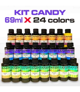 Ensemble de 24 colorants Concentrés Candy en 69ml