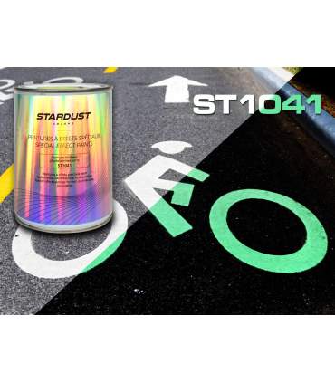 Peinture phosphorescente pour les routes et pistes cyclables