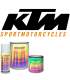 Peintures moto KTM - Teintes constructeur en base à vernir solvantée