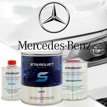 Bombe Aérosol Peinture 1K 400ml MERCEDES 5934 Bleu Chine Brillant - Marque Lackpoint - Neuf