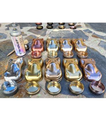 Peinture GoChrome dorée, bronze, cuivre, platine