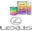 Peintures auto LEXUS - Code couleur LEXUS en base à vernir solvantée