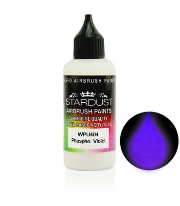 Série Glow – 4 peintures phosphorescentes Acryliques-PU pour aérographe