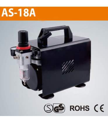 Mini compresseur d'air pour aérographe – 20-24 Litre par minute sans réservoir