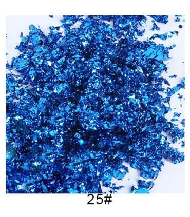 Feuilles métallisées en flocon – 10 couleurs x 5 grammes