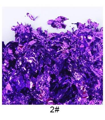 Feuilles métallisées en flocon – 10 couleurs x 5 grammes