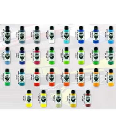 Peintures pour modélisme RC sur lexan – 29 Couleurs Racing HIKARI R/C