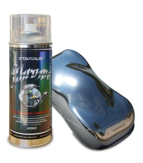 Bombe peinture chrome - effet miroir en spray