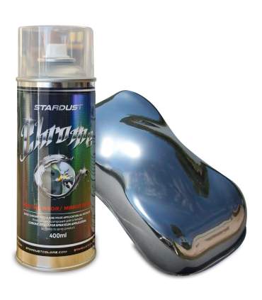 Bombe peinture chrome - effet miroir en spray