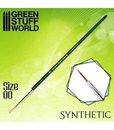 Pinceaux synthétiques GREEN SERIES peinture modélisme et impression 3D